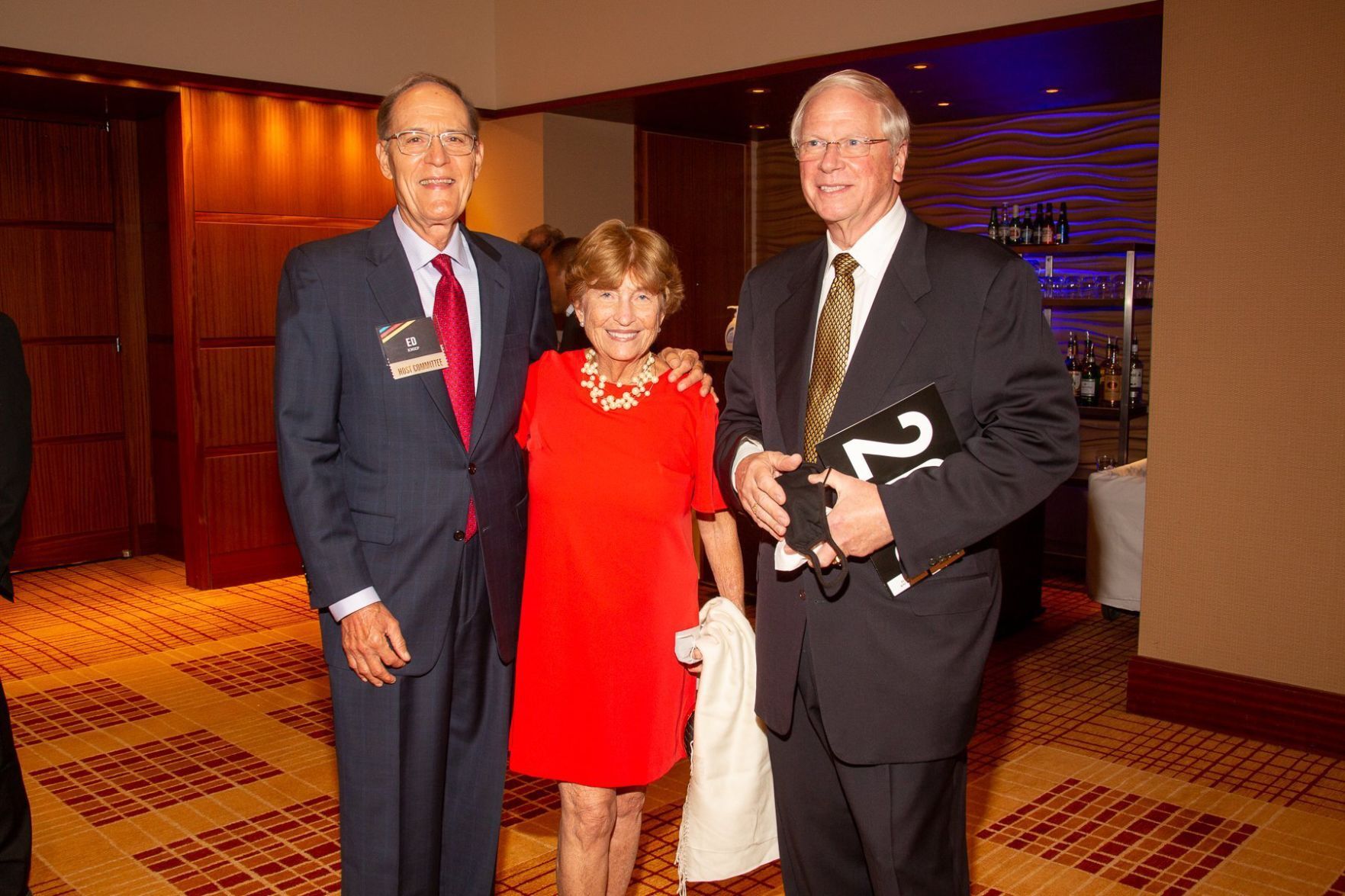 Ed Kniep, Suzie Nall, Dr. Jack Marbarger